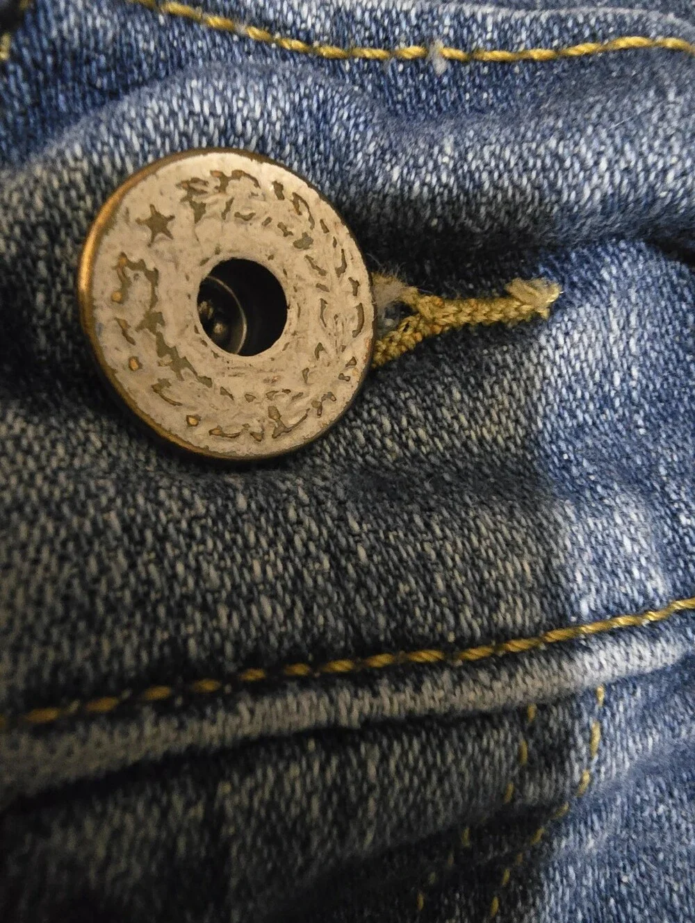 Blue Denim Jeans Skirt - Classic Mid Wash